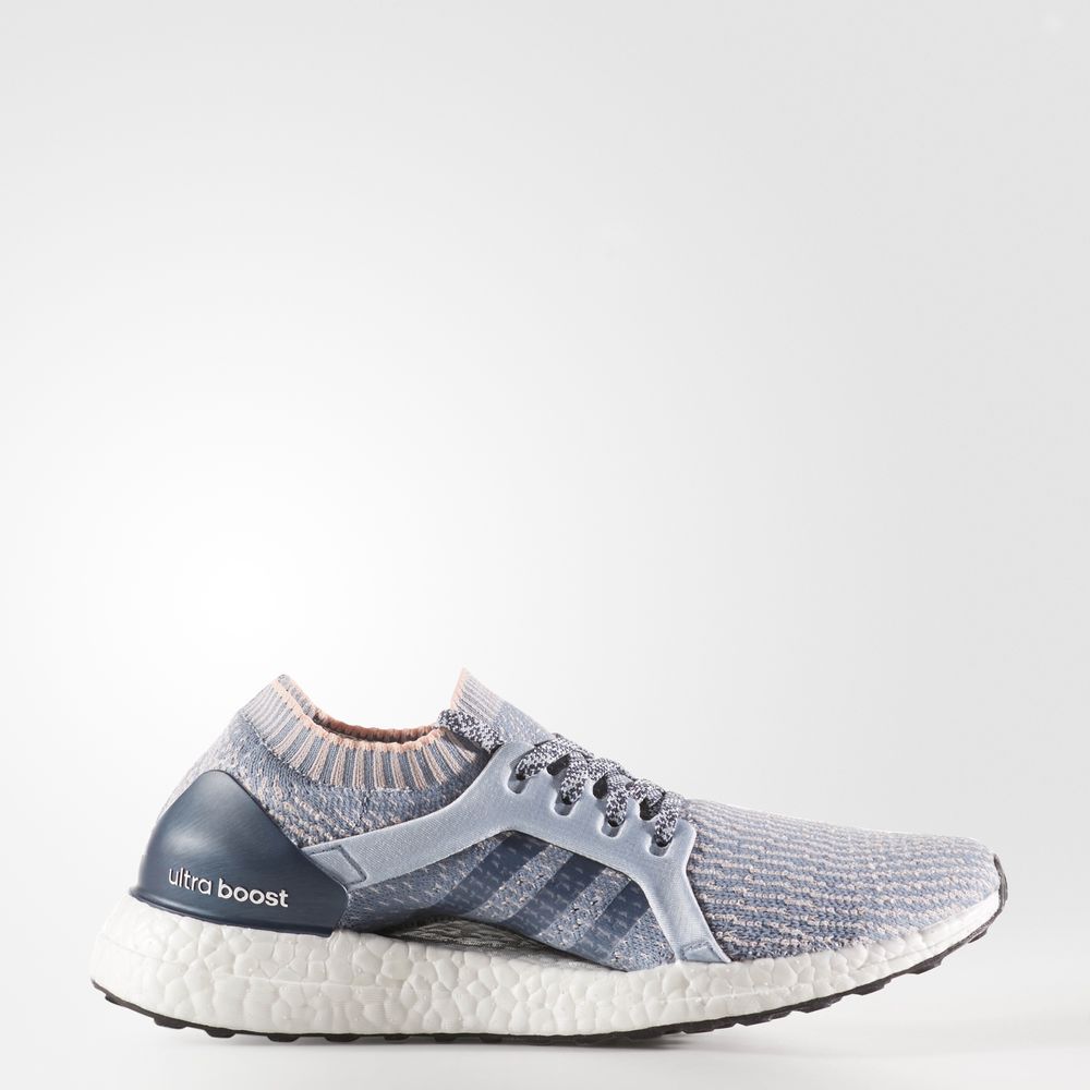 Adidas Ultra Boost X - παπουτσια για τρεξιμο γυναικεια - Μπλε/Μπλε/Κοραλι,Μέγεθος: EU 36 – 54 2/3 (2